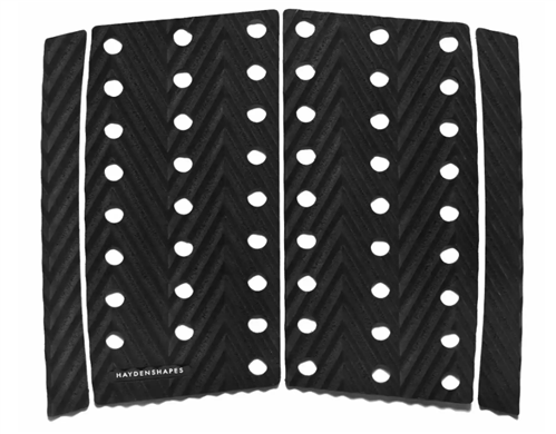 Haydenshapes TRACTION, 4 PIECE FRONT DECK, BLK