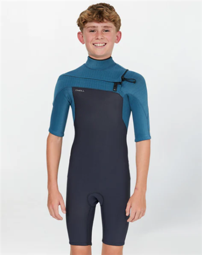 O'Neill BOYS HYPERFREAK CZ SS SPRING 2MM, BLUE HAZE
