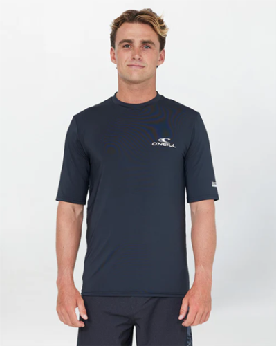 O'Neill CLEAN & MEAN S/S RASH TEE, BLACK