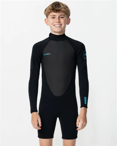 O'Neill BOYS REACTOR 2 BZ LS SPRING SUIT 2MM, BLK/BLK