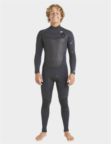 Billabong MENS 4/3MM ABSOLUTE NATURAL CHEST ZIP STEAMER