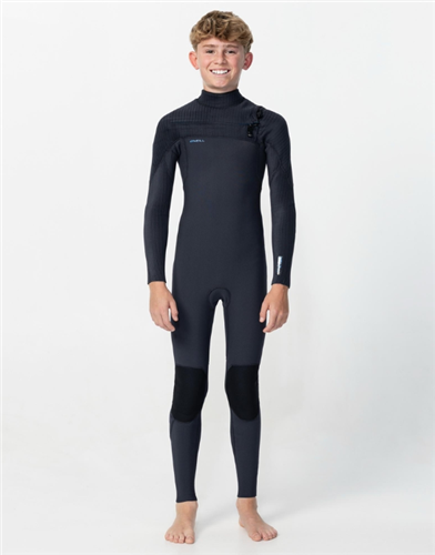 O'Neill YOUTH HYPERFREAK CZ FULL 4/3+MM WETSUIT, GUNMTL/BLK