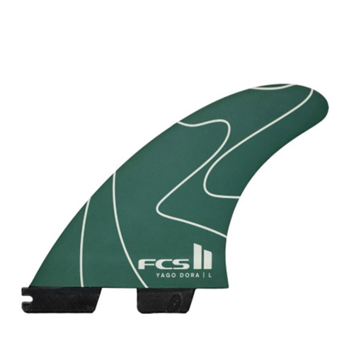 FCS Yago Dora PC Tri Fins Pulse Green