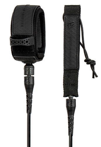 Creatures Of Leisure Pro 8 Double Swivel Leash, Clear Black