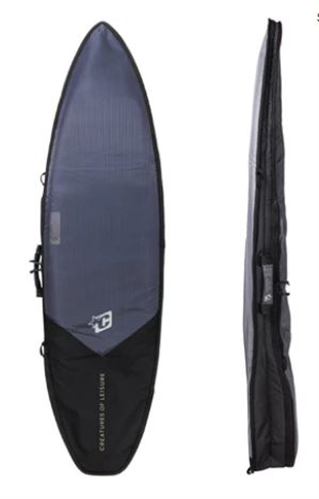 Creatures Of Leisure Shortboard Day Use DT2.0 Surfboard Bag, Carbon Titanium