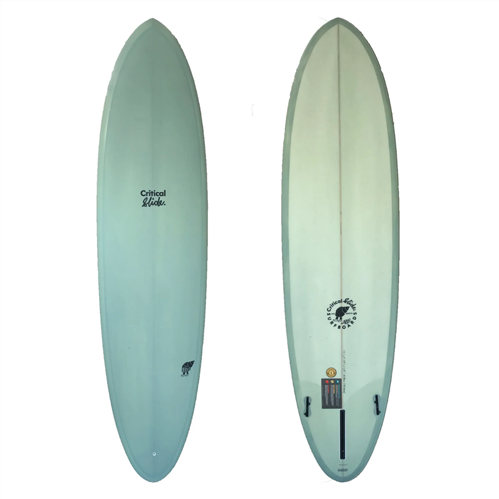 The Critical Slide Society Hermit Pu Surfboard, Jade | Underground Surf