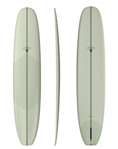Thunderbolt Surfboards Skindog OG Double Scoop Longboard Surfboard, VOLAN