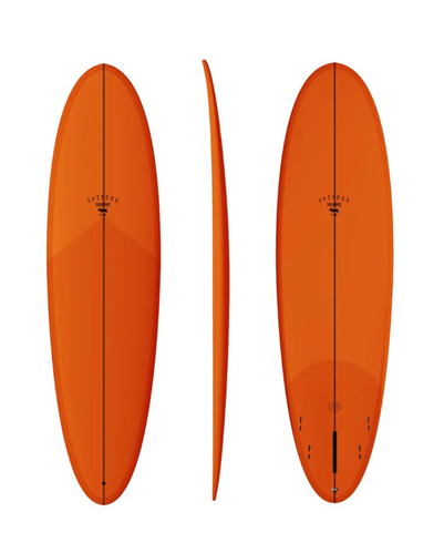 Thunderbolt Surfboards Skindog Ova Surfboard, ORANGE