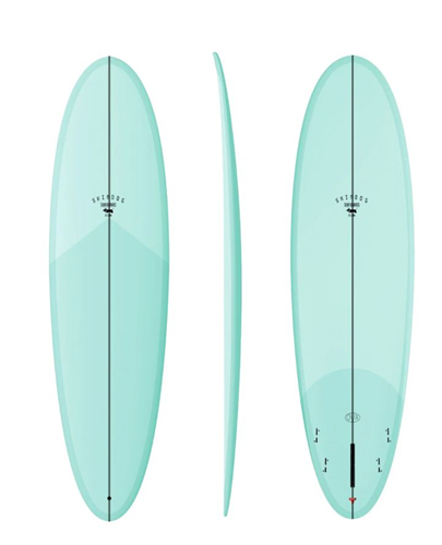 Thunderbolt Surfboards Skindog Ova Surfboard, SEA FOAM
