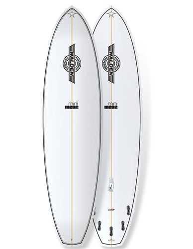 Walden Mini Mega Magic 2 Fusion Surfboard, White