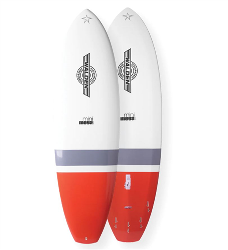Walden Mini Mega Magic 2 Tuflite Surfboard, Red