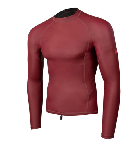 FLORENCE MARINE X Windshield Long Sleeve Rashguard, Maroon