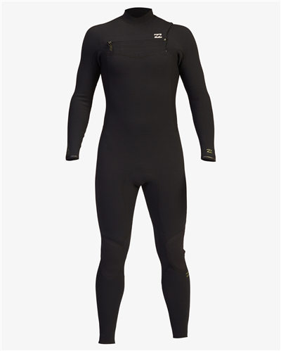 Billabong Wetsuits 3/2MM Revolution Pro Chest Zip Steamer, Black Olive