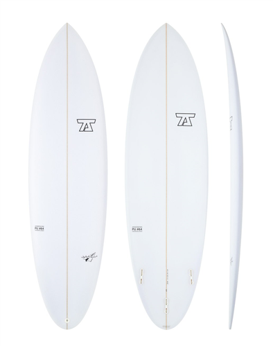 7S Jetstream+ PU Surfboard, Clear