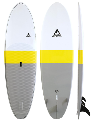 Adventure Paddle Sixty Forty MX SUP Board, Yellow Gry