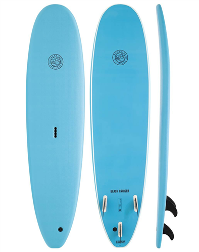 Gnaraloo Beach Cruiser Soft Surfboard, Blue
