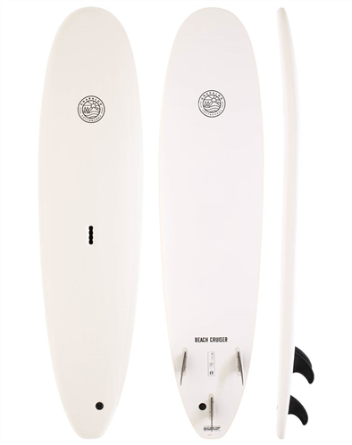 Gnaraloo Beach Cruiser Soft Surfboard, White