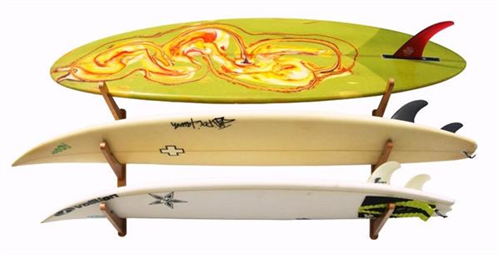 Unbranded Surfboard Wall Rack - Cor Wooden Double / Triple