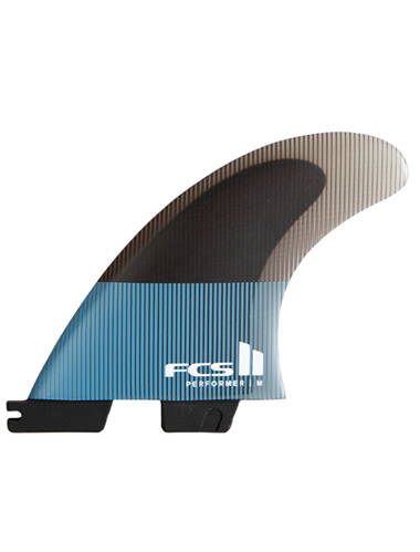 FCS II Performer PC Tri Retail Fins, Tranquil Blue