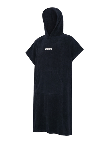 FCS Towel Poncho, Black