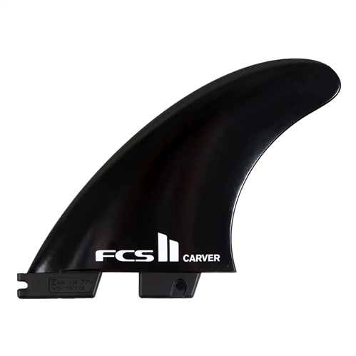 FCS II Carver Black Medium Tri Shaper Fins