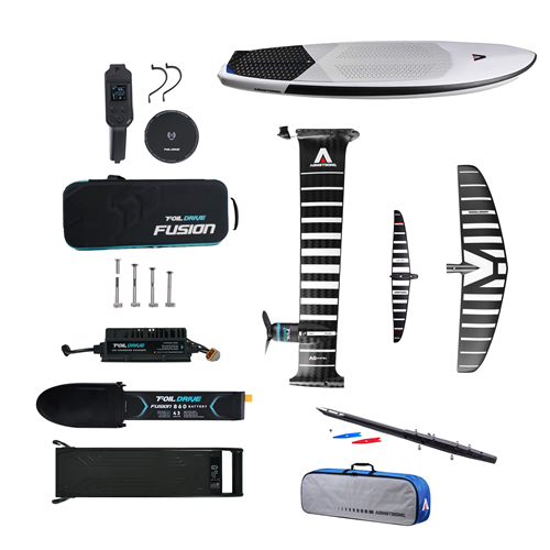Foil Drive X Armstrong Fusion E Foil Combo - Surf Board + 650 Mast + Fuse + S1 Foils