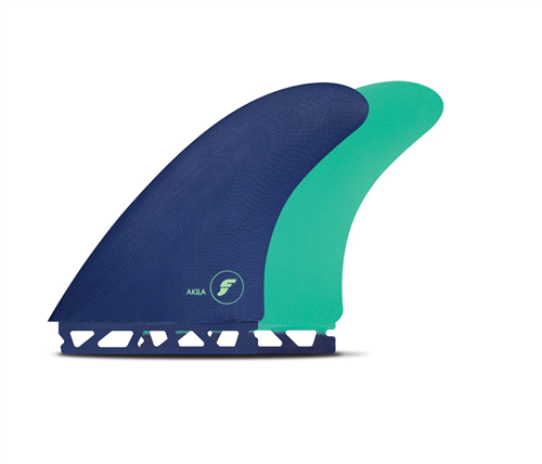 Futures Fiberglass Twin Fin Set, AKILA