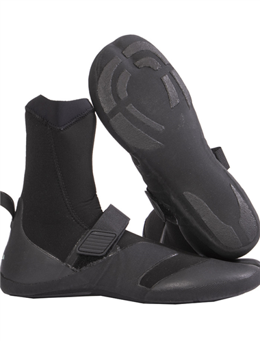 Vissla Wetsuits HIGH SEAS II 3MM SPLIT TOE BOOTIE, Black