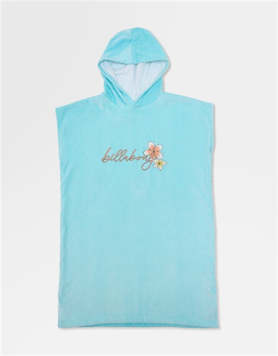 Billabong DREAM PETAL HOODIE TOWEL, AQUA