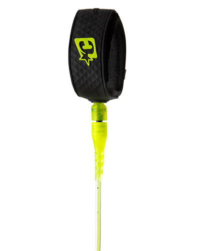 Creatures Of Leisure PRO 6 LEASH, FLURO LIME SPECKLE BLACK