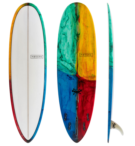 Modern Love Child PU Surfboard, Kaleidoscope