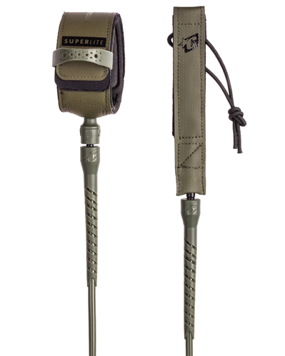 Creatures Of Leisure SUPERLITE LONGBOARD ANKLE 9 LEASH, MILITARY