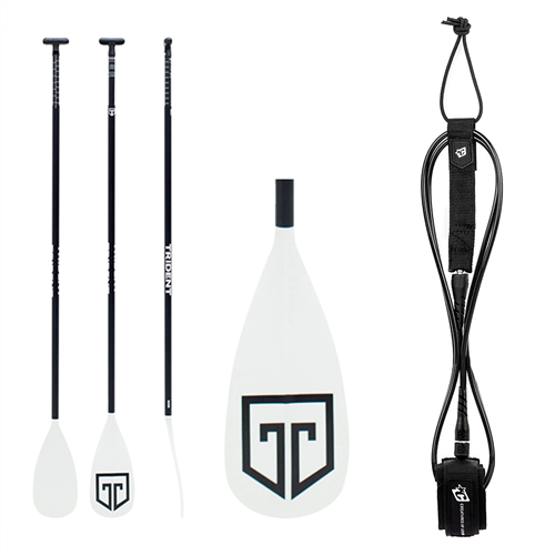 Trident T6 3-piece Paddle Combo, Paddle & Leash