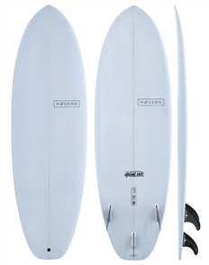 Modern Highline PU Surfboard, Sky Blue