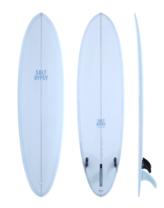 Salt Gypsy Surfboards Mid Tide PU Surfboard New 22-23 Colour, Vintage Blue