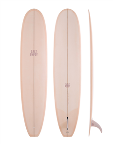 Salt Gypsy Surfboards Dusty Single Fin Longboard - New 22-23 Colour, Blush