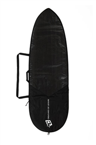 Creatures Of Leisure Fish Icon Lite Surfboard Bag, Black/ Silver