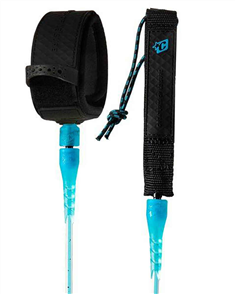 Creatures Of Leisure Pro 6 Leash, Cyan Speckled Black