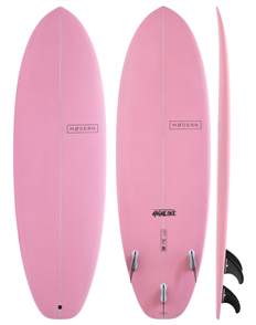 Modern Highline PU Surfboard, Candy Pink