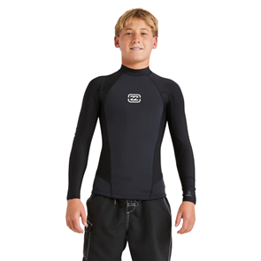 Billabong Wetsuits BOYS ABSOLUTE NATURA LPOLYLITE WETSUIT JACKET, BLACK