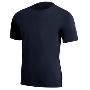 FLORENCE MARINE X Airtex Short Sleeve Rash Vest, Navy