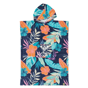 Roxy YOUTH RG STAY MAGICAL PRINTED HOODED TOWEL, INDGIO TROP