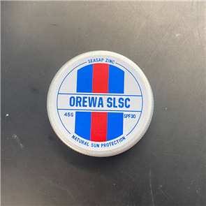 SeaSap Zinc OREWA SLSC SPF30 High Protection 45g, Natural Sun Protection
