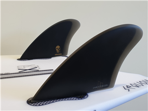 FCS II CHRISTENSON KEEL PG BLACK RETAIL TWIN FIN SET