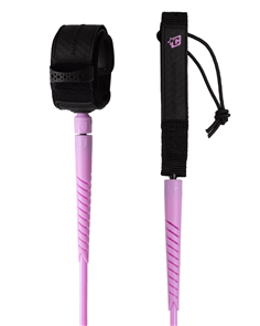 Creatures Of Leisure LONGBOARD ANKLE 9 SLIM FIT LEASH, Guava Black