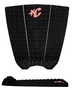 Creatures Of Leisure MICK FANNING LOC-LITE ECOPURE GRIP, BLACK FLURO RED
