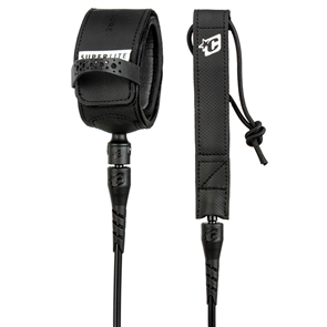 Creatures Of Leisure SUPERLITE PRO 8 LEASH, BLACK SILVER