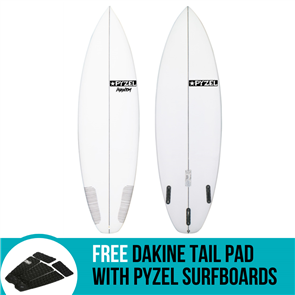 Pyzel Phantom Surfboard with 5 FCS II Fins