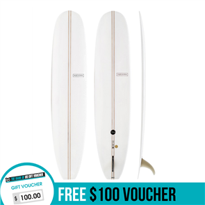 Modern Retro PU Clear Surfboard, Clear