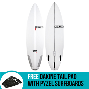 Pyzel Shadow XL Surfboard with Thruster FCS Fins